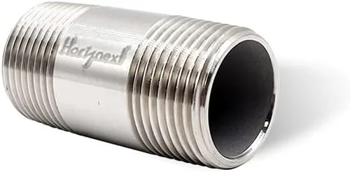 Vista 9 de Accesorios de tubería, 1/2 NPT pezón, acero inoxidable 304, 2
