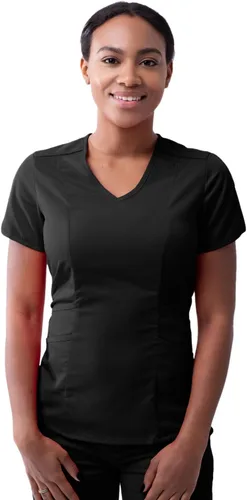 Vista 22 de Adar Pro Scrubs para mujer - Moderno cuello en V Manzana