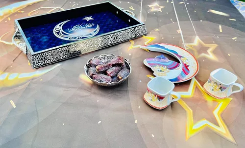 Vista 7 de Ayatul Kursi - Azucarero de caligrafía, cuenco para dátiles, frutero, cuenco de acero inoxidable para medicina, cuenco Ayat ul Kursi + caligrafía