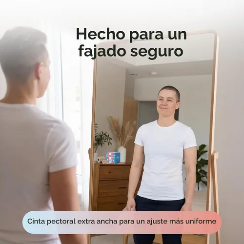 Vista 3 de Universal Body Labs TransGenX Tape - La mejor carpeta Trans FTM para encuadernación de pecho (paquete de 2)