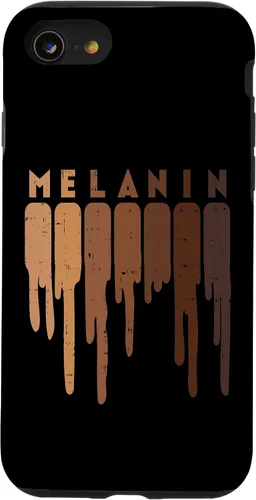 Vista 13 de Carcasa para iPhone 14 Drippin Melanin Shades Black Lives Matter BLM Africa History