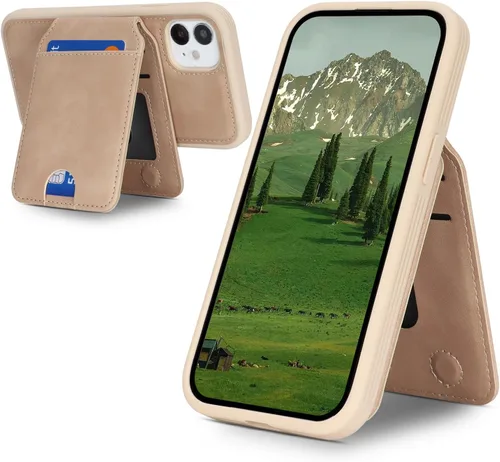 Vista 2 de Havaya Funda compatible con iPhone 11, cartera MagSafe con tarjetero - Funda magnética desmontable 2 en 1 - Ranuras para tarjetas de crédito