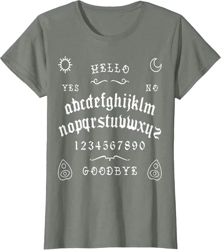 Vista 5 de Camiseta inspirada en la tabla Spirit Board Ouija Asphalt Grey