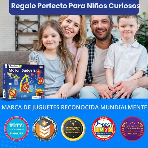 Vista 5 de Smartivity 10-in-1 Motor Powered Gadgets Kit for Kids 6-12