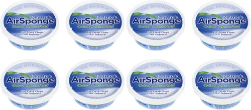 Vista 7 de Delta Nature's Air - Esponja absorbente de olores sin perfume, tina de plástico de 1/2 libras.