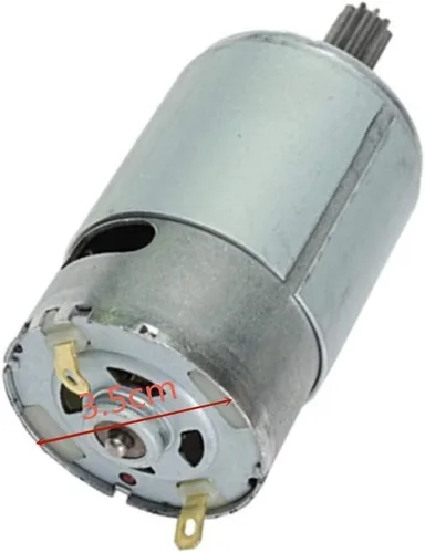 Vista 2 de weelye 1 unids Universal 550 35000RPM Motor Eléctrico RS550 12V Motor Drive Accesorio de Motor Niños RC Coche Niños Paseo en Juguetes Piezas