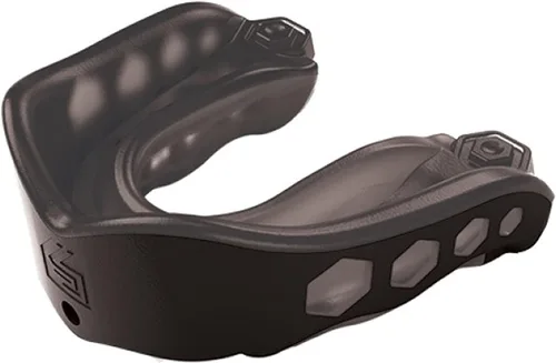 Vista 18 de Shock Doctor Gel Max - Protector bucal, protección resistente y ajuste personalizado, juvenil, frambuesa azul