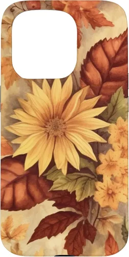 Vista 14 de Autumn Foliage Fall Leaves Girl Women Kids Fall Case for iPhone 17