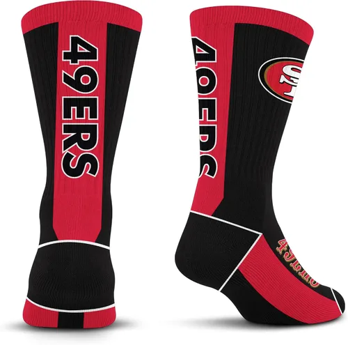 Vista 2 de For Bare Feet NFL - Calcetines unisex para niños de la NFL Mvp Crew