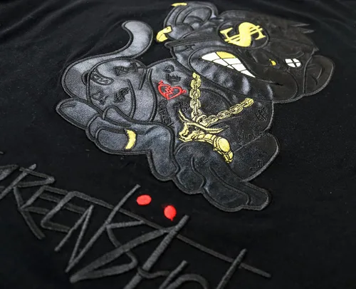 Vista 5 de SCREENSHOT -TEE3202SS - Camiseta para hombre Hip-Hop NYC Streetwear Urban Varsity Racing Premium