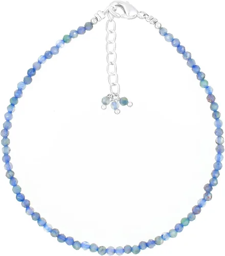 Vista 30 de TGH Pulsera de cuentas naturales con piedras preciosas microfacetadas, joyería para ella, cristales curativos energéticos de piedra natal, cadena