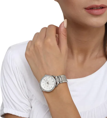 Vista 9 de Fossil ES4262 Tailor Reloj analógico de cuarzo plateado para mujer Plateado Reloj de cuarzo