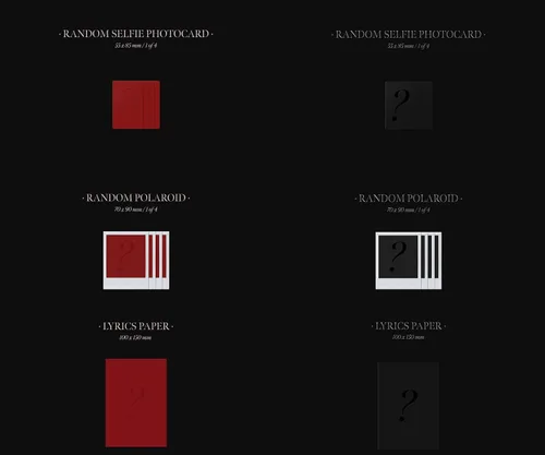 Vista 5 de Incl. Artículo anticipado JISOO ME PRIMER 1ST ÁLBUM ÚNICO ROJO + NEGRO - Juego de 2 Vistas. +Tienda Tarjeta Regalo K-POP SEALED