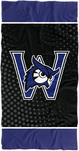 Vista 251 de LOGOVISION Manta Abilene Christian University, 30x60 Logo Dots CottonFront/PolyBackBeachTowel