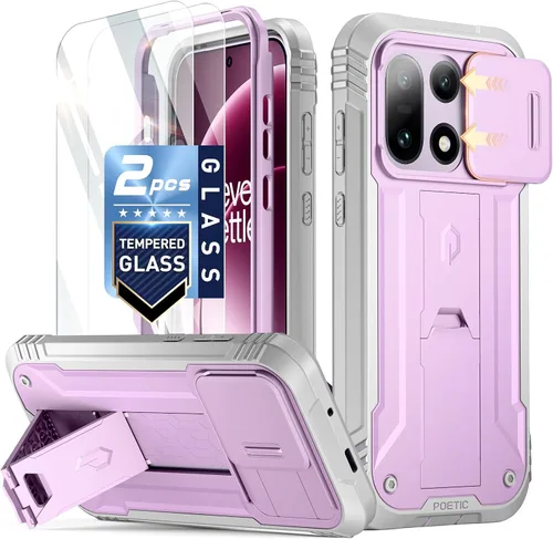 Vista 11 de Funda Poetic Revolution Compatible con OnePlus 12R 5G (2024), con protector de pantalla integrado, funciona con identificación por huellas