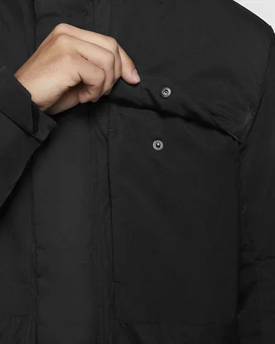 Vista 4 de Nike Sportswear - Chaqueta sintética con capucha para hombre con cremallera completa