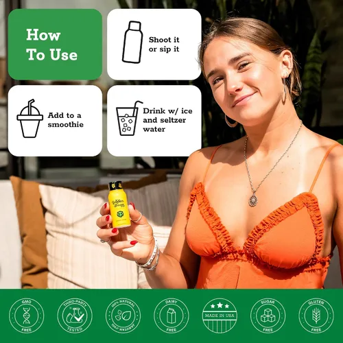Vista 4 de Blaze n Chill Golden Boom Energy & Focus Shot Claridad mental y apoyo de rendimiento para el trabajo, estudio y entrenamiento Bebida energética