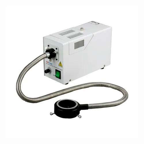 Vista 5 de AmScope Caja de control de fuente de luz del iluminador del microscopio HL250-A 150w