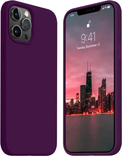Vista 18 de JELE Funda a prueba de golpes diseñada para iPhone 11, funda de teléfono de silicona líquida con [forro de microfibra suave antiarañazos]