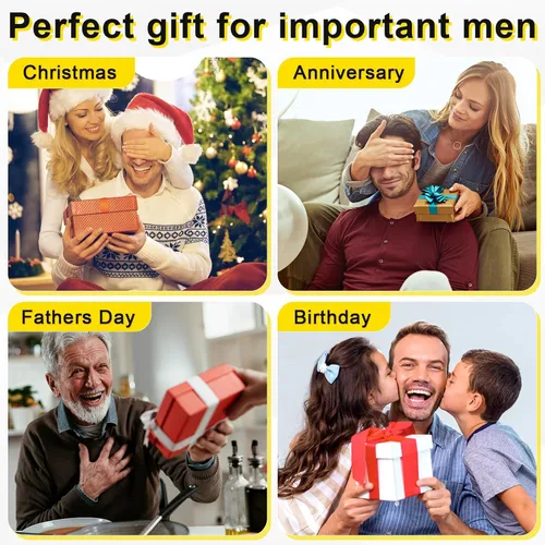 Vista 4 de Delantal de barba para barba, regalo del día del padre, babero para recortar barba, atrapa pelo, regalos para hombres, aniversario, día de San