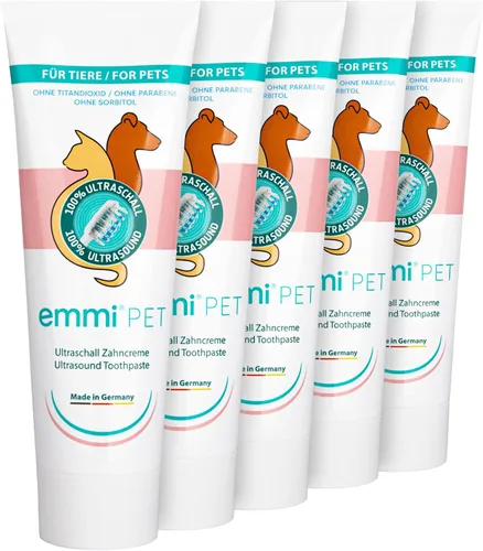 Vista 6 de Emmi-pet Pasta dental ultrasónica con nano-burbujas (nueva formulación extra suave, vegana, sin parabenos)