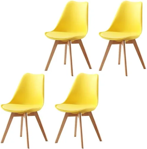 Vista 44 de Sillas de comedor modernas, silla lateral tapizada para el hogar, silla auxiliar para sala de conferencias, silla de comedor, silla de comedor sin