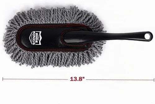 Vista 7 de Kit de plumero para coche, algodón encerado, 3 piezas Rojo oscuro
