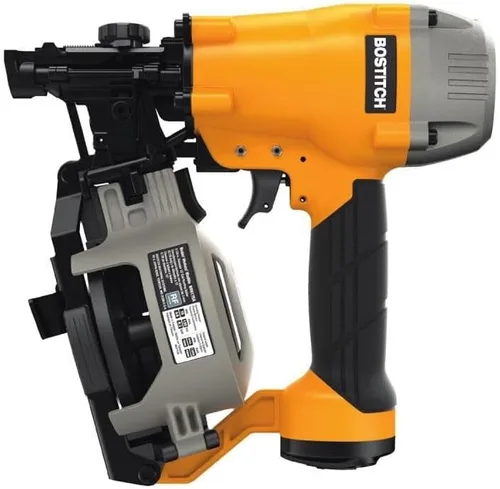 Vista 2 de Bostitch - Clavadora neumática de bobina para techos de 15 grados