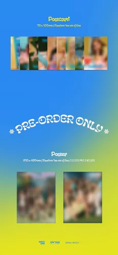 Vista 5 de DREAMUS Kep1er Doublast - Juego de 2 fundas para CD+1p Poster+16p PhotoBook+2p PhotoBook+2p PhotoCard+1p Postal + Seguimiento sellado