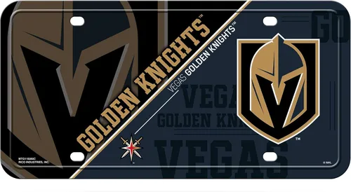 Vista 33 de Rico Industries NHL Hockey Split Metal Auto Tag 6" x 12" - Great for Truck/Car/SUV