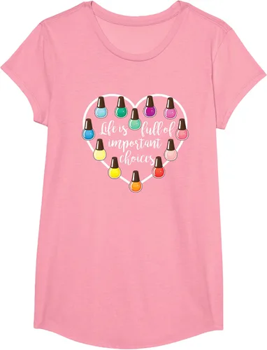 Vista 75 de Life Is Full Of Important Choices - Camiseta de regalo para esmalte de uñas