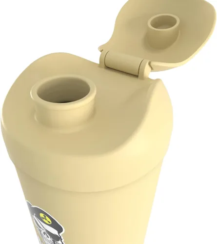 Vista 4 de Bomb Shaker Cup Botella agitadora con temática militar Taza de proteína a prueba de fugas con compartimento de almacenamiento Mezcla de polvos