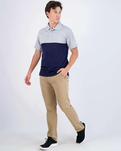 Vista 6 de Real Essentials 3 Pack: Men's Short Sleeve Golf Polo Casual Workout Sports Moisture Wicking Collared Shirt (Big & Tall)