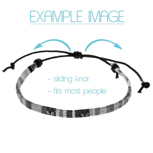 Vista 5 de Made by Nami Surfer Anklet for Men and Women Waterproof and Adjustable Surfer Ankle Bracelet String Ankle Bracelet Beach Accessory for Ethnic Hippie
