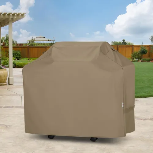 Vista 8 de Unicook - Funda para parrilla de barbacoa, resistente al agua, para exteriores, con costuras selladas, resistente al desgarro y a la decoloración