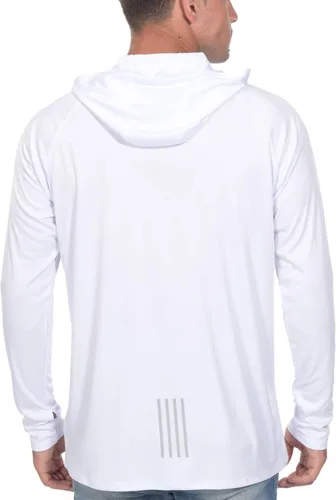 Vista 2 de Camisa de pesca para hombres de manga larga, con protección solar SPF 50+ UV, camiseta tipo sudadera