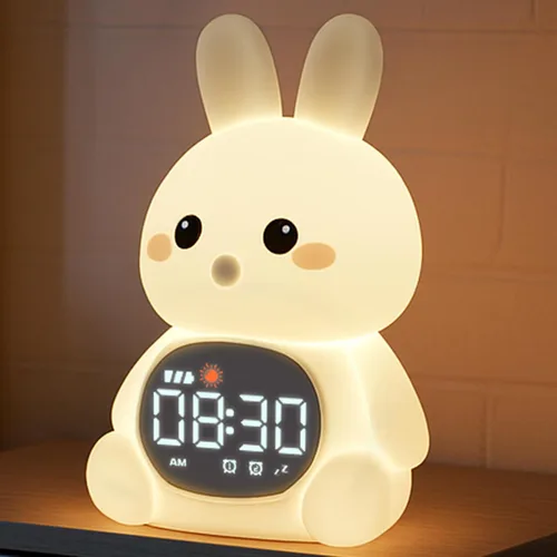 Vista 12 de MASHI Cat Kids - Reloj despertador con tiempo para despertar, entrenador de Gato