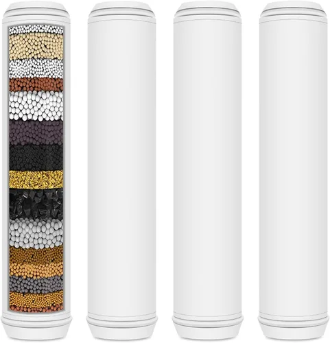 Vista 8 de AWO Paquete de 2 cartuchos de filtro de ducha de repuesto compatibles con PWERAN y para cabezal de ducha de mano Fitespot, sistemas de filtración