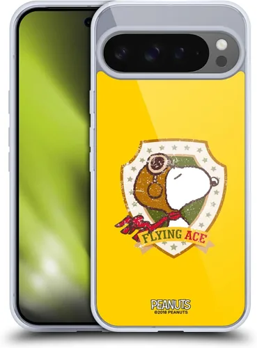 Vista 47 de Head Case Designs Officially Licensed Peanuts Flying Ace The Many Faces of Snoopy Gel Case [Military Grade Protection] Compatible with Google Pixel 3