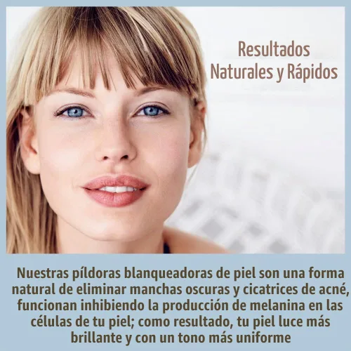 Vista 3 de Píldoras blanqueadoras de glutatión - Recupera tu juventud, deshazte de manchas oscuras, cicatrices de acné e hiperpigmentación - Píldoras naturales