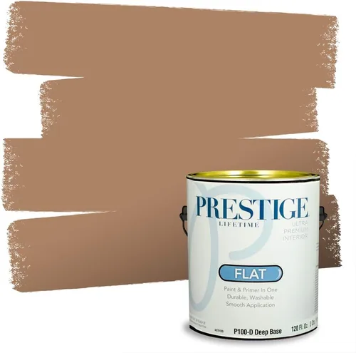 Vista 30 de PRESTIGE Pintura exterior e imprimación en uno, bronceado Aberdeen, plano, 1 galón