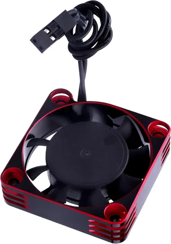 Vista 5 de Ventilador de refrigeración del motor RC de 1.575x1.575 in para RC Car Truck Buggy Crawler escala 1/8 1/10 540 550 motores sin escobillas ESC