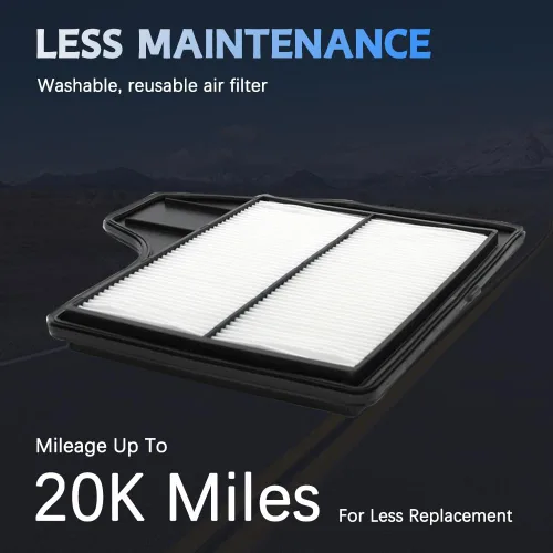 Vista 2 de Filtro de aire para motor compatible con modelos Nissan Altima 2013-2018 (2.5L) Reemplazo # CA11450