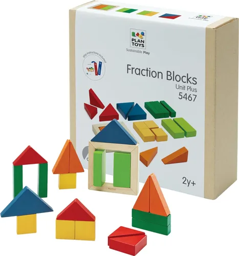 Vista 10 de PlanToys® Wooden Math Blocks & Rods Montessori Kids STEM Learning Toy Set Math Blocks and Rods
