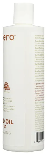 Vista 5 de Purezero Champú de aceite de linaza y manteca de karité, cuidado de rizos, para desenredar y desencadenar el cabello rizado, ideal para cabello