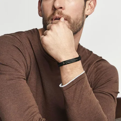 Vista 3 de VNOX Inspiration - Pulsera deportiva para hombres, adolescentes y niños, pulsera de cuerda hecha a mano para baloncesto, béisbol, fútbol, fútbol