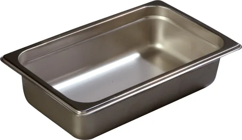 Vista 10 de Carlisle FoodService Products Durapan - Sartén larga de vapor para catering, hoteles y restaurantes, acero inoxidable, 1/2 tamaño 2.5 pulgadas