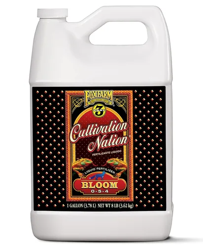 Vista 8 de FoxFarm Cultivation Nation Bloom Fertilizer, 0-5-4 - Parte 3 del programa de alimentación de 3 partes FoxFarm para el desarrollo de brotes