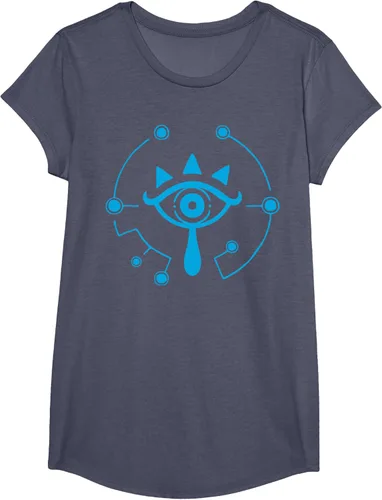 Vista 11 de Zelda Breath of The Wild Sheikah Eye Logo Camiseta Negro