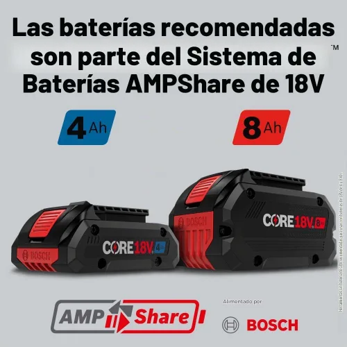 Vista 17 de Bosch GWX18V-50PCN 18V X-LOCK EC sin escobillas conectado 4-1/2 pulgadas - 5 pulgadas Amoladora angular sin interruptor de paleta de bloqueo